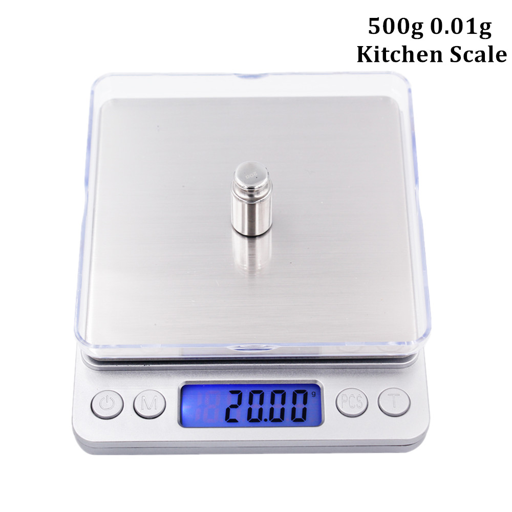 Candle Wax Scale - 500g/0.01g ジュエリースケール LCD デジタル計量スケール 電子スケール ポータブルポケットプラットフォームスケール