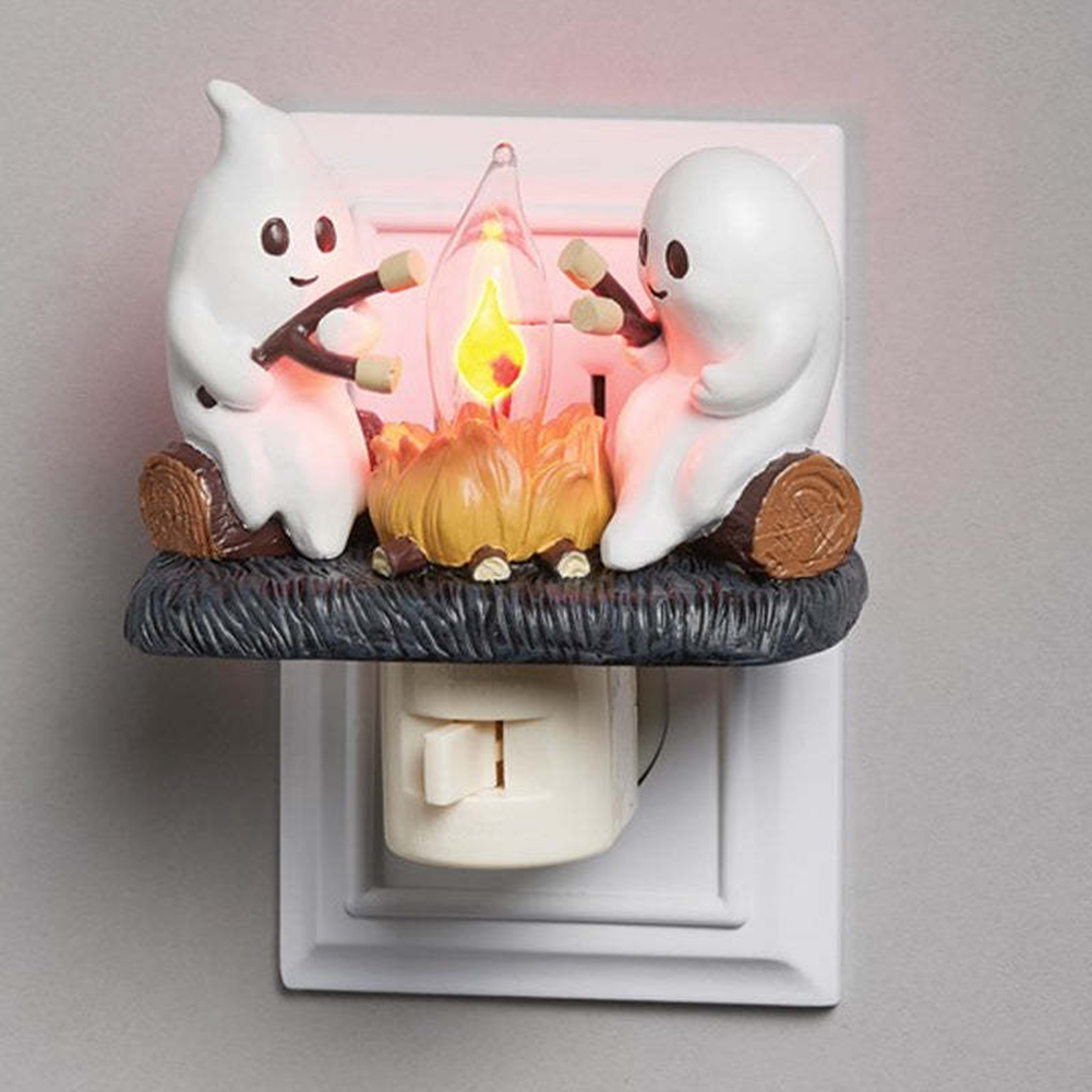 ゴースト焚き火ナイトライト、ハロウィーンの装飾、家の装飾、か - Candle Making Supplies Uk のレビューと価格