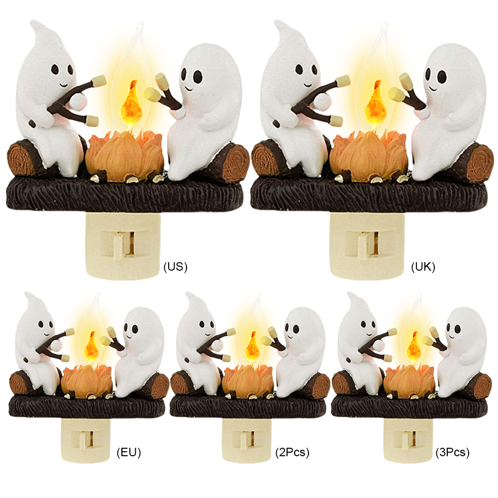 ゴースト焚き火ナイトライト、ハロウィーンの装飾、家の装飾、か - Candle Making Supplies Uk のレビューと価格