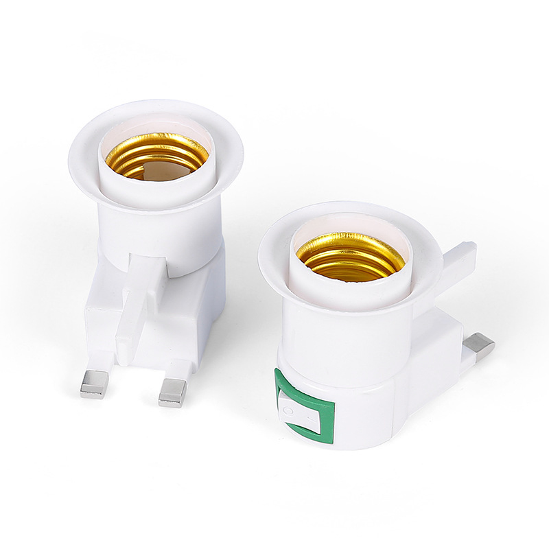 E27口金 UK/USプラグ LED電球アダプター 電源オン - Candle Making Supplies Uk のレビューと価格