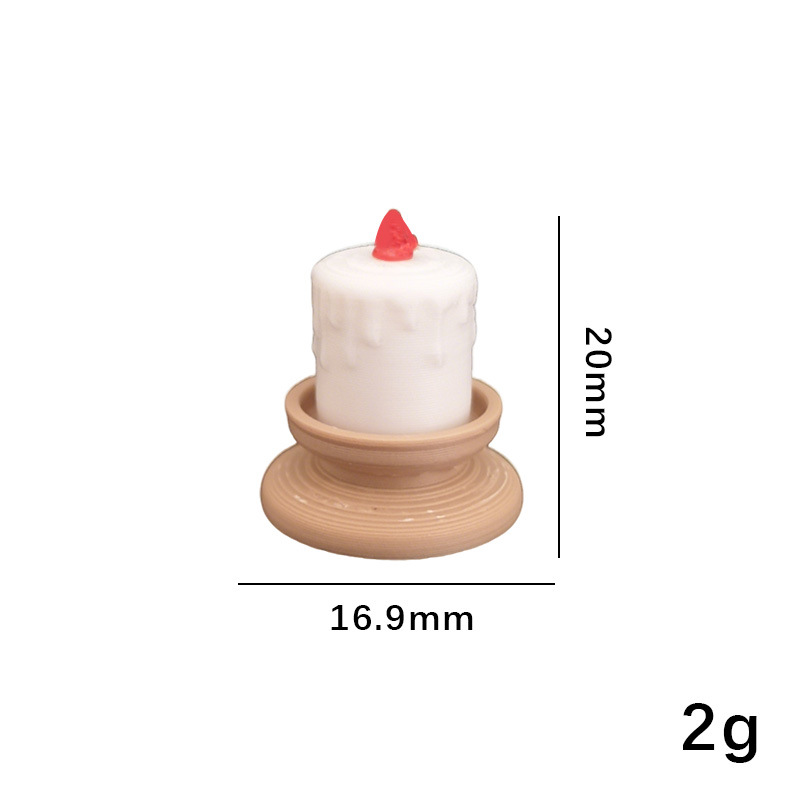 3個入り 1/12スケール ドールハウス ミニキャンドルホル - Candle Wax Scale のレビューと価格